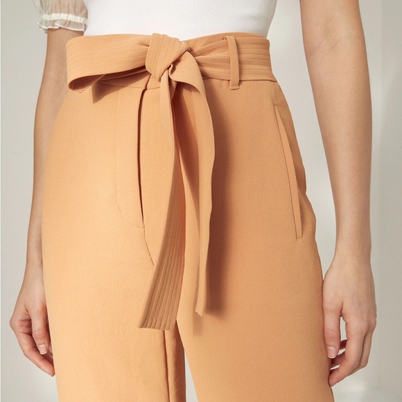 Aritzia Wilfred tie-front pants NWT size 2 - Picture 3 of 5